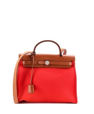 31 Herbag Zip Leather and Toile