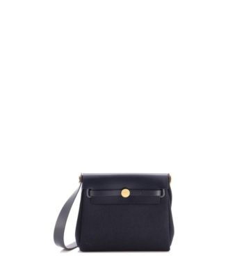 20 Herbag Zip Toile and Leather