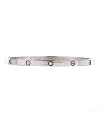 Small Love 6 Diamond Bracelet 18K White Gold and Diamonds