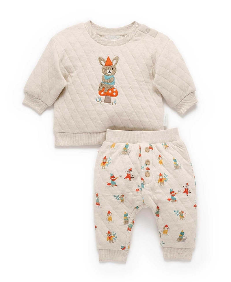 Purebaby Unisex Quilted Track Set - Baby, Little Kid