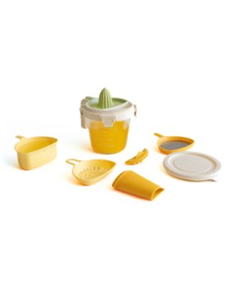  All-in-One Glass Bowl with Citrus Juicer, Gravy Separator and Egg Separator, 8"L