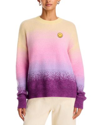 Ombr&eacute; Smiley Sweater - Exclusive