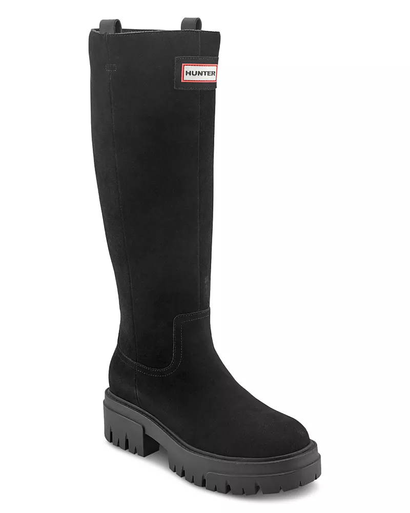 Hunter Women's Giania Suede Knee High Boots