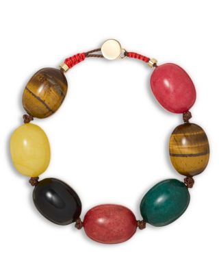 The Multi Pebble Stone Statement Bracelet