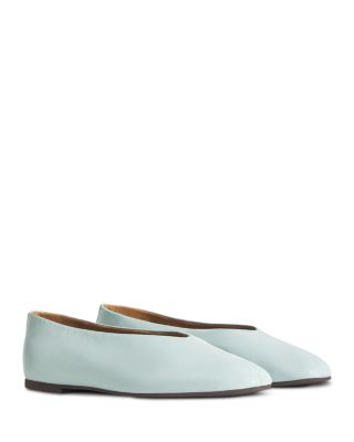 Women's Blaine Leather High Vamp Ballet Flats