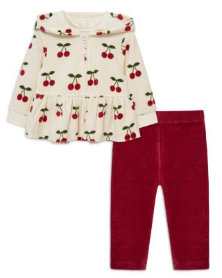 Girls' Cherry Hoodie & Pant Set - Baby