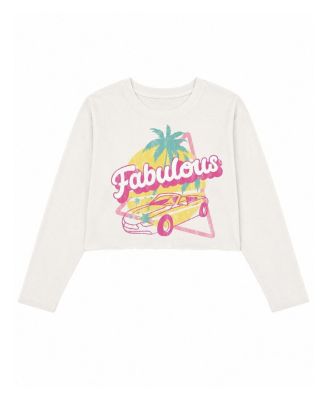 Girls' Fabulous Car Long Sleeve Crop - Big Kid