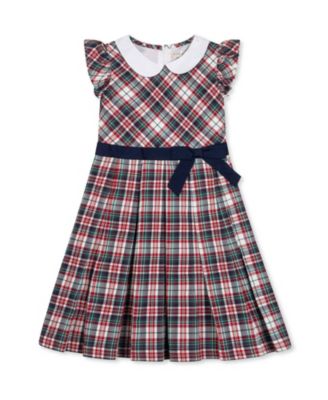  Girls' Organic Peter Pan Collar Party Dress - Little Kid, Big Kid