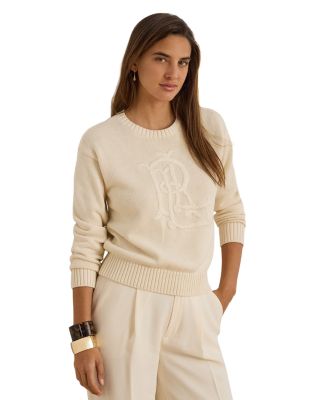 Combed Cotton Embroidered Logo Sweater
