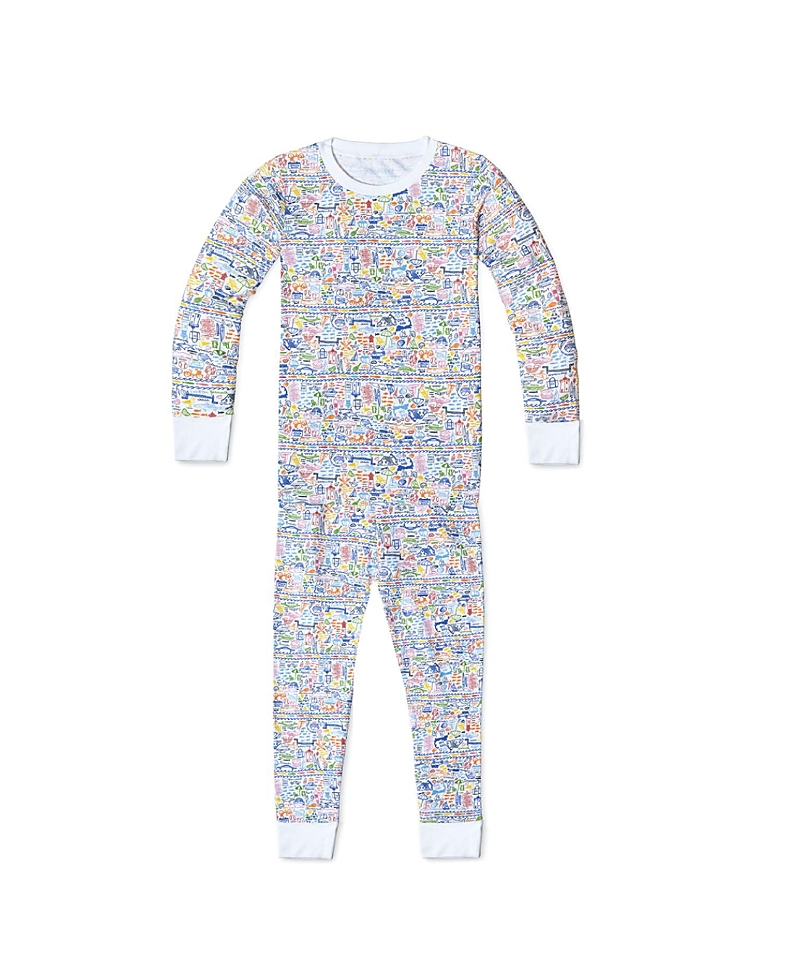 Joy Street Unisex Cape Cod Two Piece Pajamas - Little Kid, Big Kid
