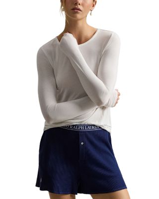 Midnight Sheer Long Sleeve Top