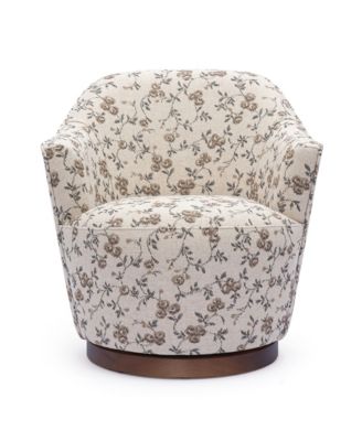  Skyla Jacquard Swivel Accent Chair