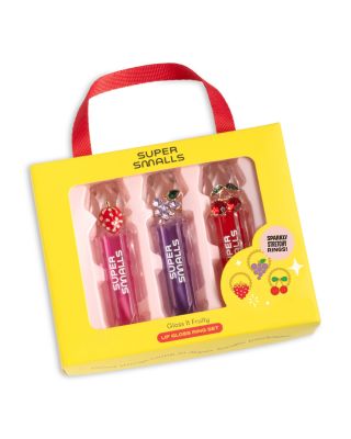 Girls' Gloss it Fruity Lip Gloss Ring Play Makeup Set - Ages 3+