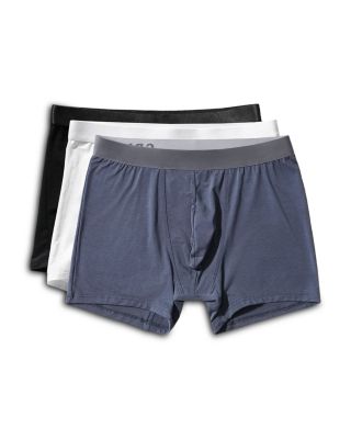 Mid Waist Elastic Waistband Logo Boxer Briefs, Pack of 3