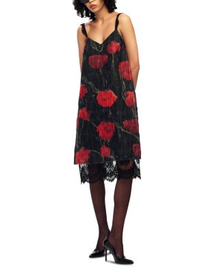 Fondo Floral Slip Dress