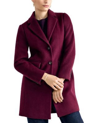 Lydia Wool Blend Slim Coat