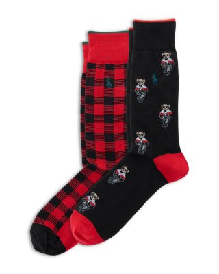 Polo Bear Socks, Pack of 2
