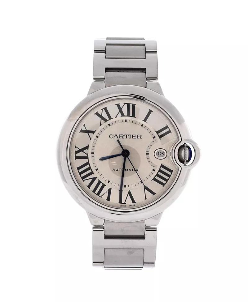 Pre-Owned Cartier Ballon Bleu de Cartier Automatic Watch in Stainless Steel 42mm
