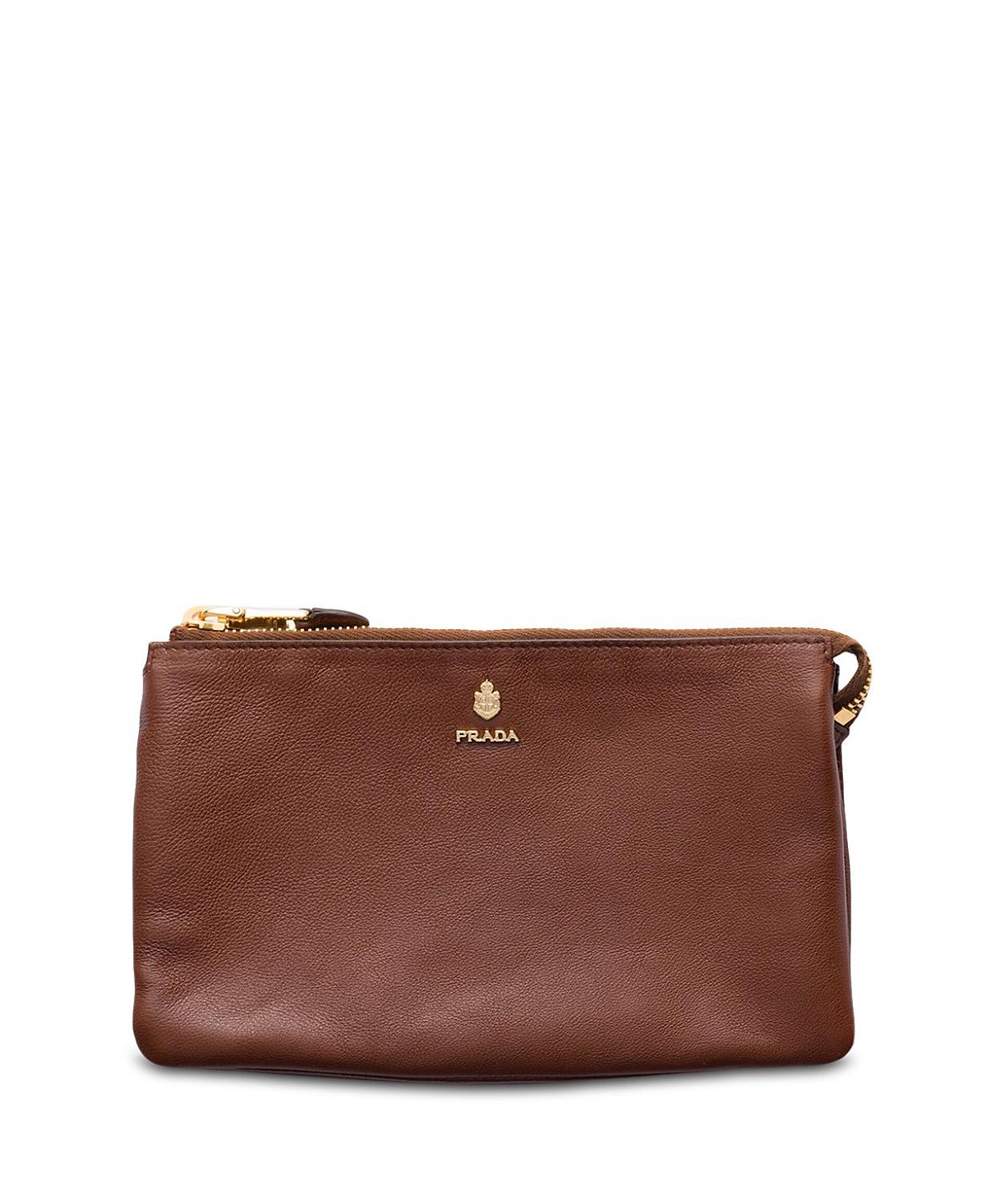 Prada Leather Zipper Pouch