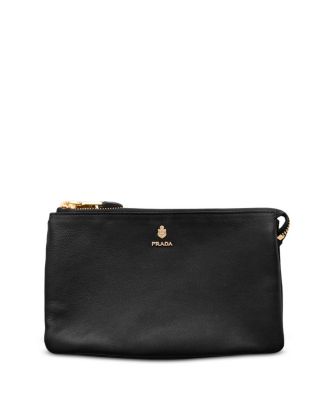 Prada Leather Zipper Pouch
