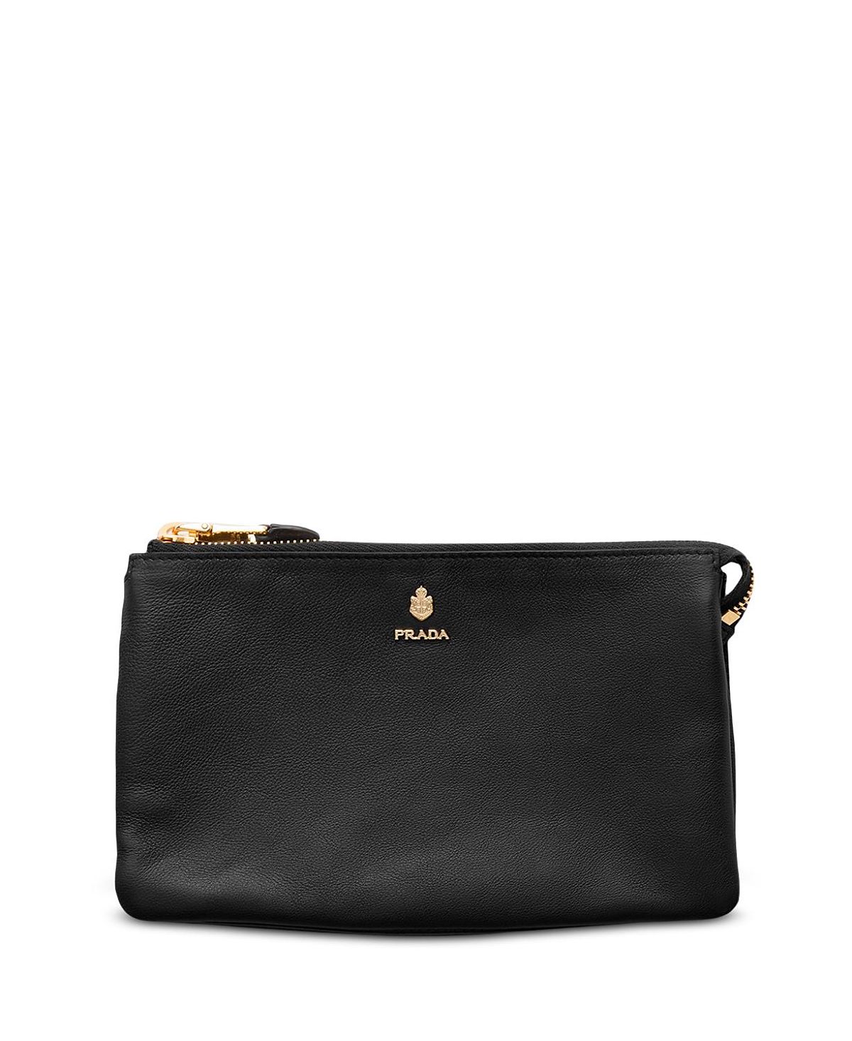 Prada Leather Zipper Pouch