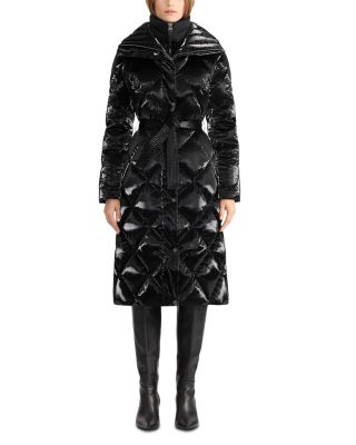 Izumi-Glonr 2-in-1 Quilted Down Coat with Removable Bib