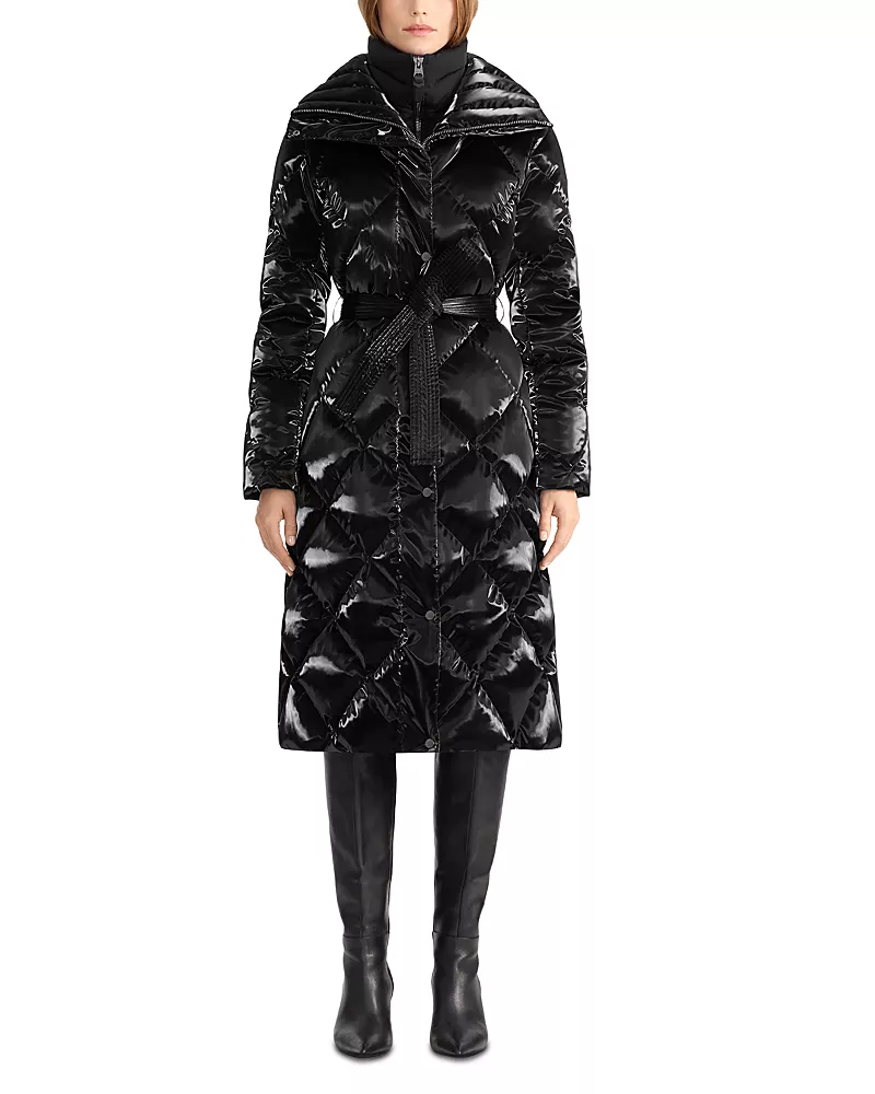 Mackage Izumi-Glonr 2-in-1 Quilted Down Coat with Removable Bib