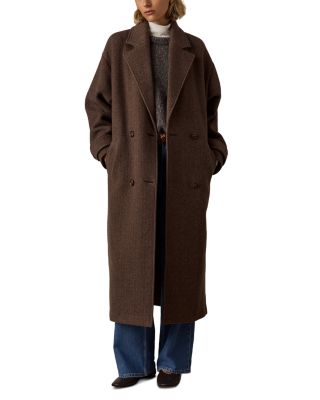 Meridian Wool Blend Knit Coat