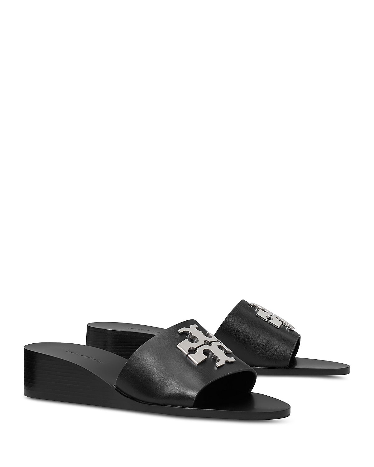 Tory Burch Women's Charlie Cuoio Leather Wedge Sandals