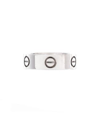 Pre-Owned Cartier Love Band Ring 18K White Gold