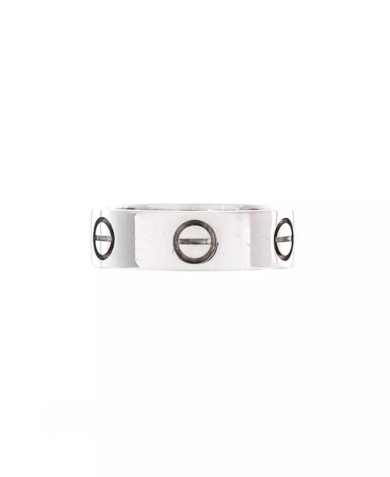 Pre-Owned Cartier Love Band Ring 18K White Gold