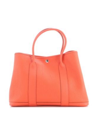 36 Garden Party Tote Leather