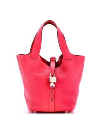 PM Picotin Lock Bag Tricolor Clemence