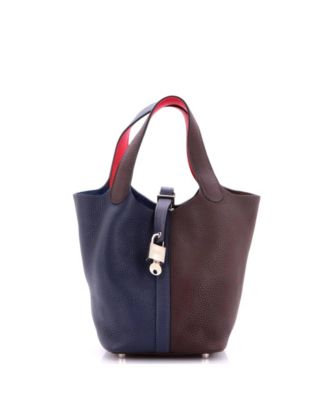 PM Picotin Lock Bag Tricolor Clemence