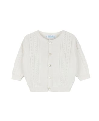 Unisex Pointelle Knit Cardigan - Baby, Little Kid