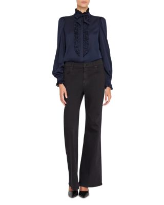 North Tie Neck Ruffled Blouse
