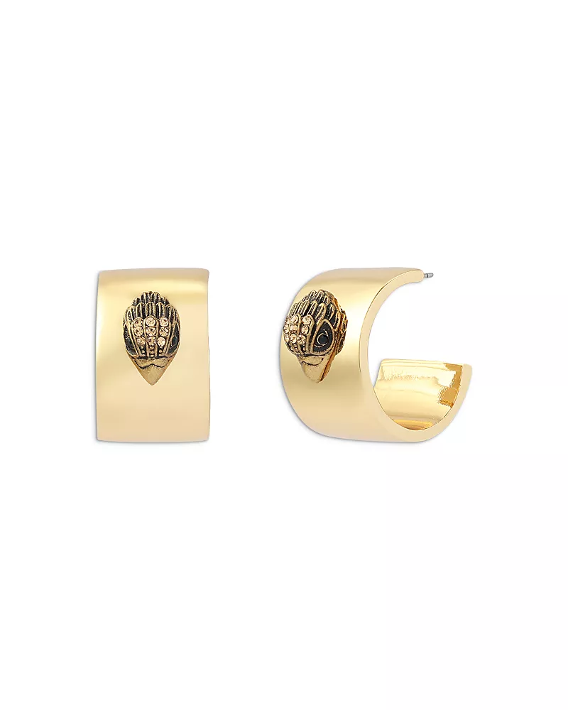 Kurt Geiger London Mansion Signature Eagle Hoop Earrings