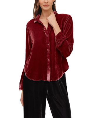Bella Dahl Split Neck Button Blouse