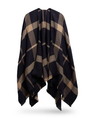 Isabelle Fringed Tartan Serape