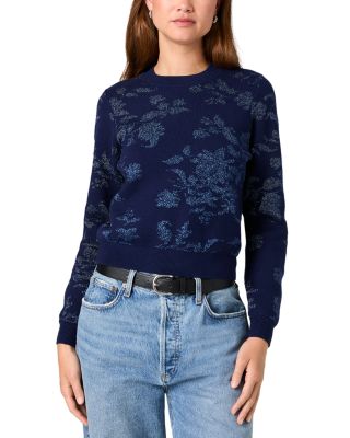Katja Jacquard Crewneck Sweater