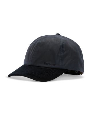 Beadnell Waxed Cotton Embroidered Cap
