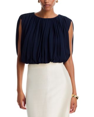Penelope Silk Bubble Top