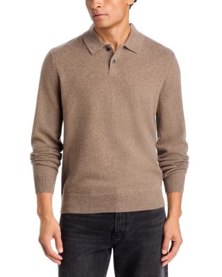 Goris Cashmere Long Sleeve Polo Sweater
