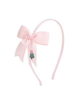 Girls' Christmas Tree Embroidered Bow Headband - Little Kid, Big Kid