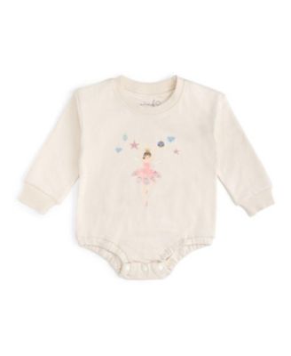 Girls' Nutcracker Girlie Christmas Long Sleeve Romper - Baby