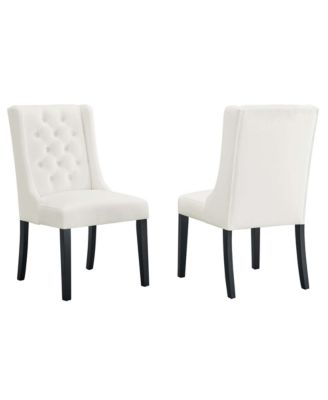  Baronet Performance Velvet Dining Chairs, Set of 2