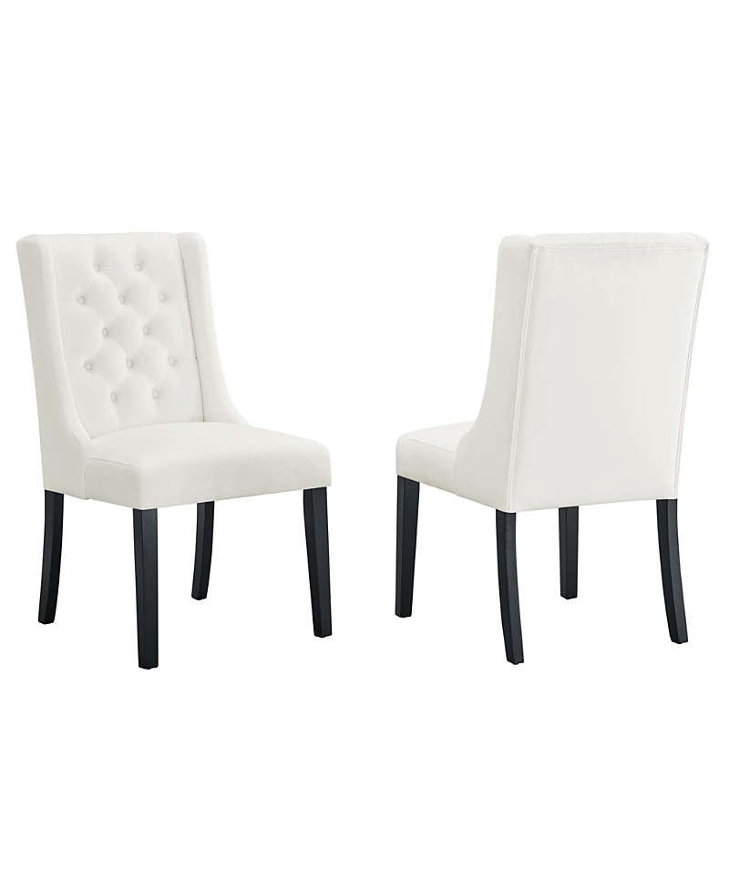 Modway Baronet Performance Velvet Dining Chairs, Set of 2