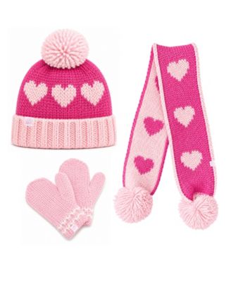  Girls' Hearts Cold Weather Gift Set