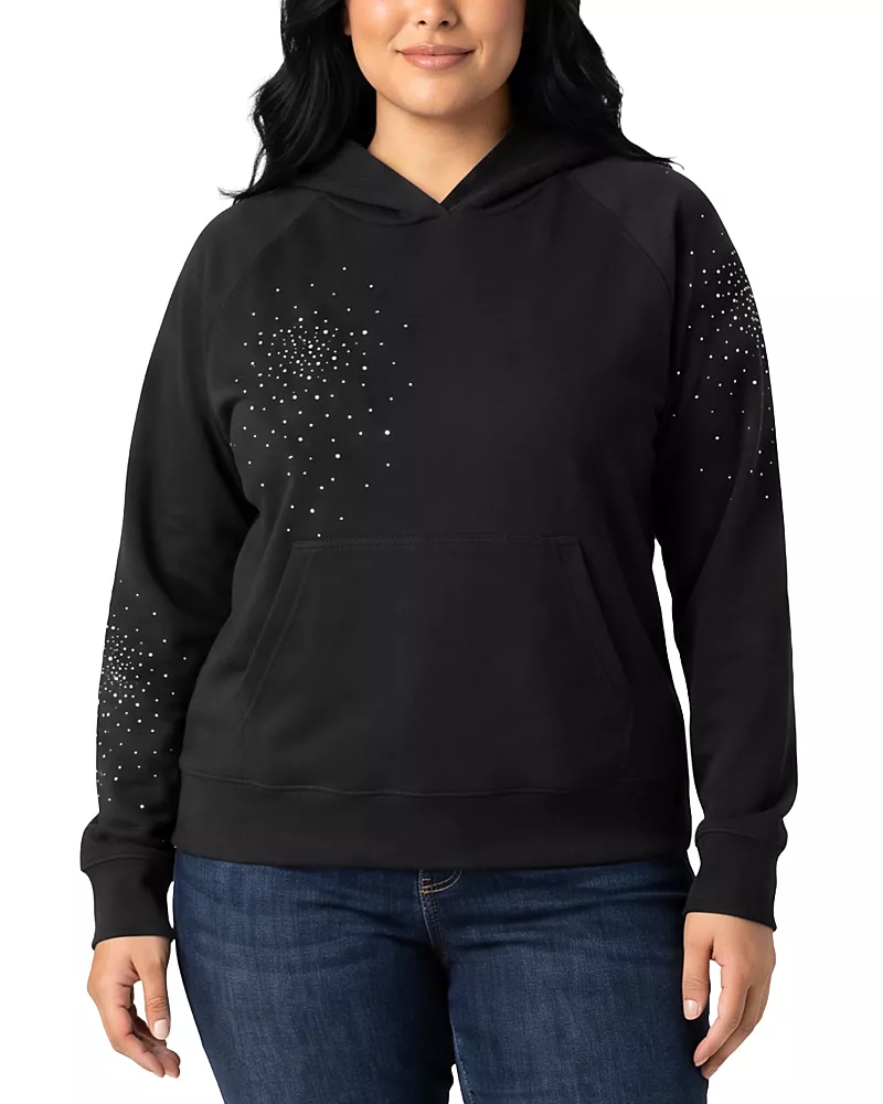 Karen Kane Plus Embellished Hoodie