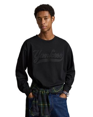 Yankees Cotton Felt Patch Graphic Shirt